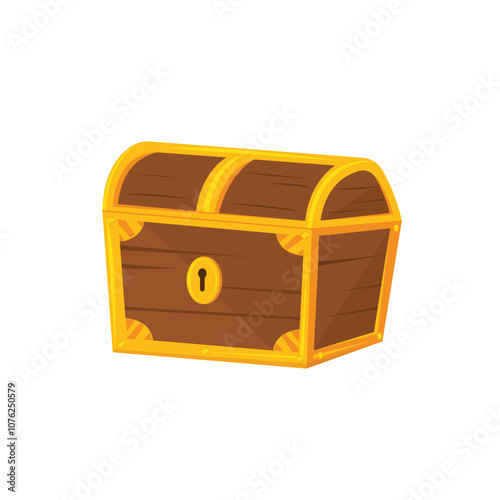 treasure chest vector cartoon element design template