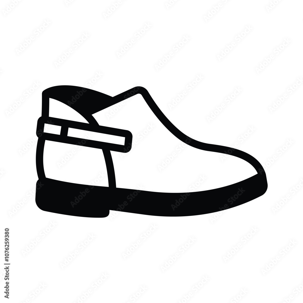 Check this amazing icon of boot in trendy style Check this amazing icon of boot in trendy style