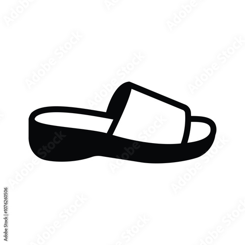 Get this amazing icon of chappal in modern style