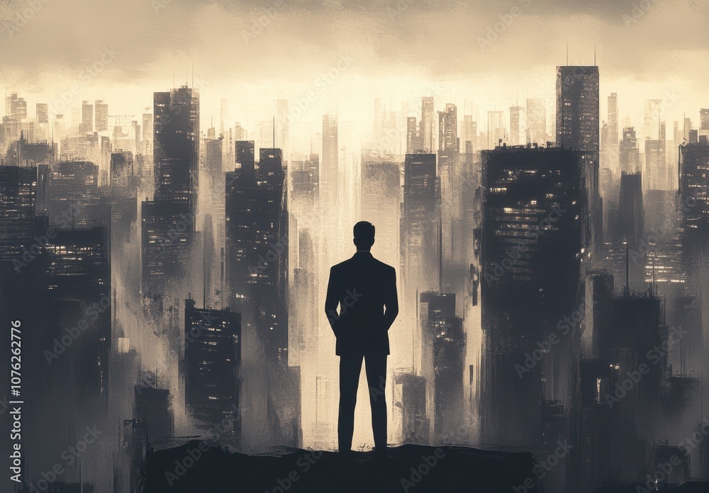 City Skyline Silhouette.