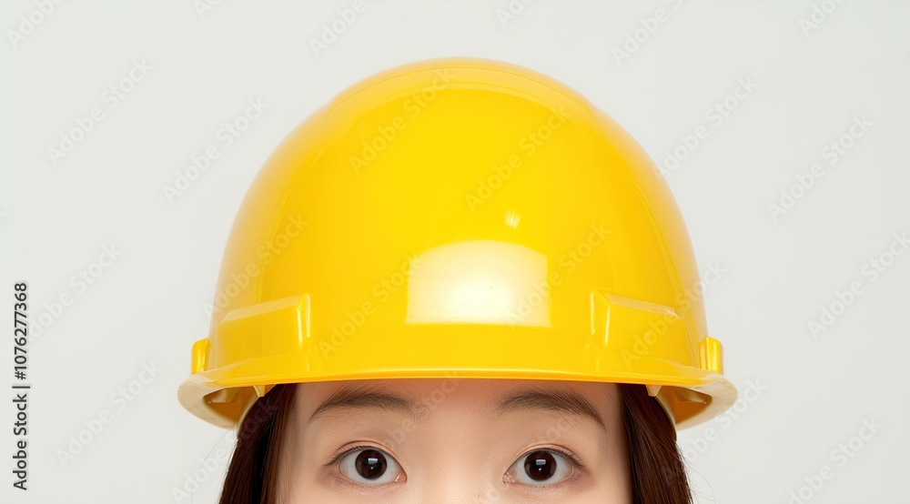 Construction worker looking to camera. Construction worker looking to camera.