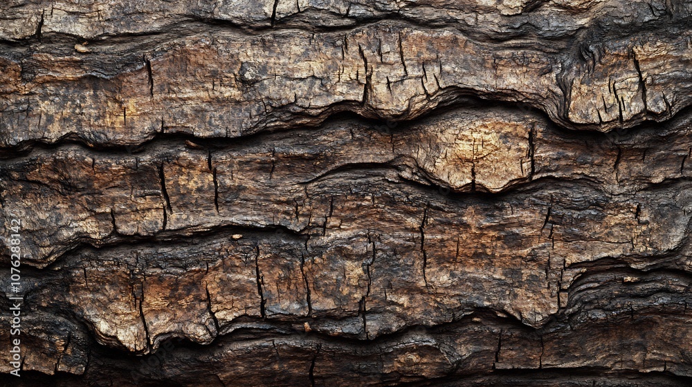 Close-Up of Weathered Tree Bark Close-Up of Weathered Tree Bark