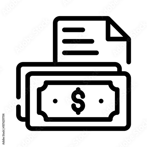 Icon Income With Style Outline