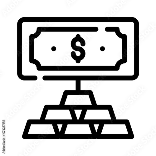 Icon Wealth With Style Outline