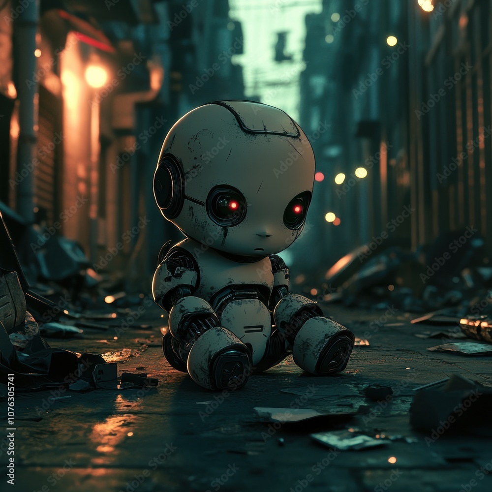 Lonely Robot. Lonely Robot.
