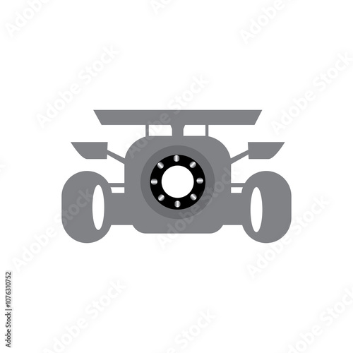 cctv security camera design icon illustration f1 car vector