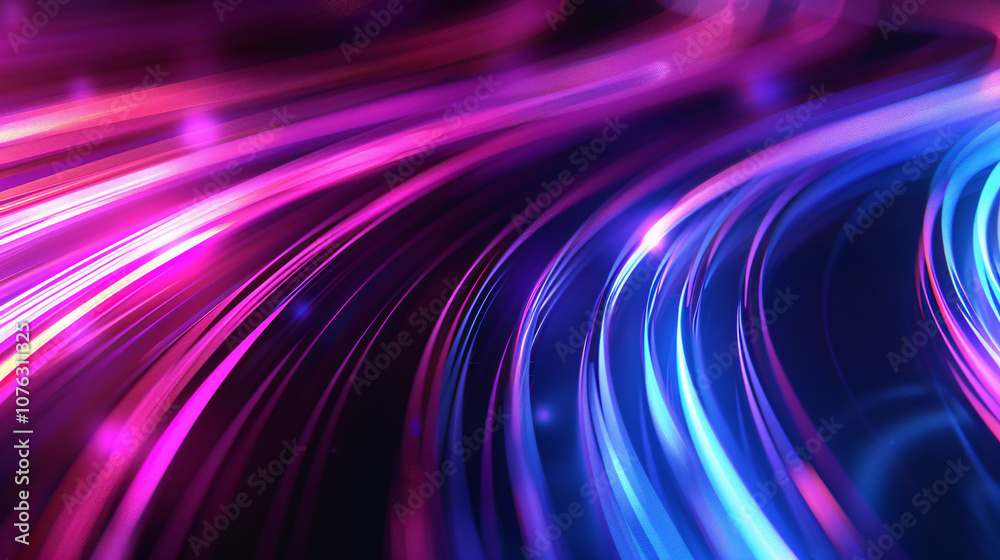 A dynamic background features flowing lines of vibrant pink and blue lights, creating a sense of motion and energy in a modern abstract design for graphic resources. A dynamic background features flowing lines of vibrant pink and blue lights, creating a sense of motion and energy in a modern abstract design for graphic resources.