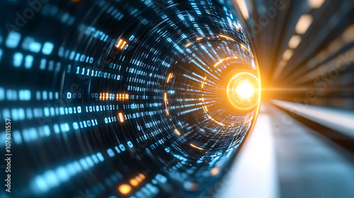 Wallpaper Mural Celebrate united states independence day with glowing data insights Torontodigital.ca