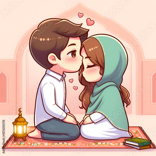 Muslim couple 