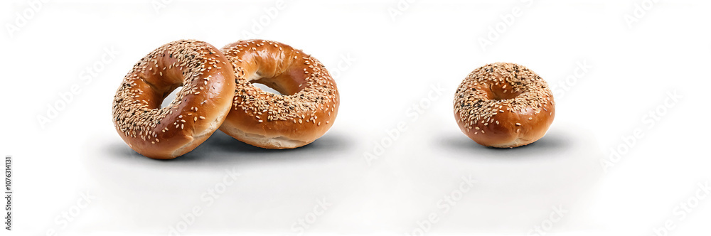 Delicious Bagels with Sesame Seeds Perfect for Breakfast and Snack Time Delicious Bagels with Sesame Seeds Perfect for Breakfast and Snack Time