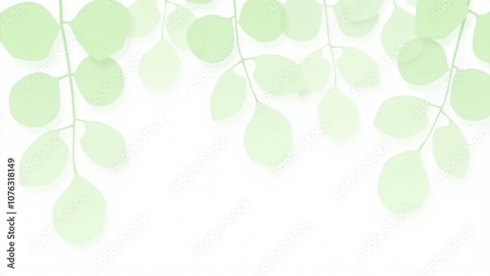 eucalyptus leaves, with a simple watercolor style eucalyptus leaves, with a simple watercolor style