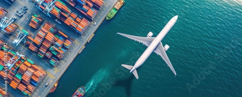 Cargo Ship & Airplane.