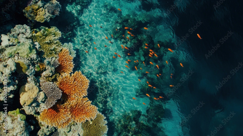 Obraz premium Coral Reef Underwater