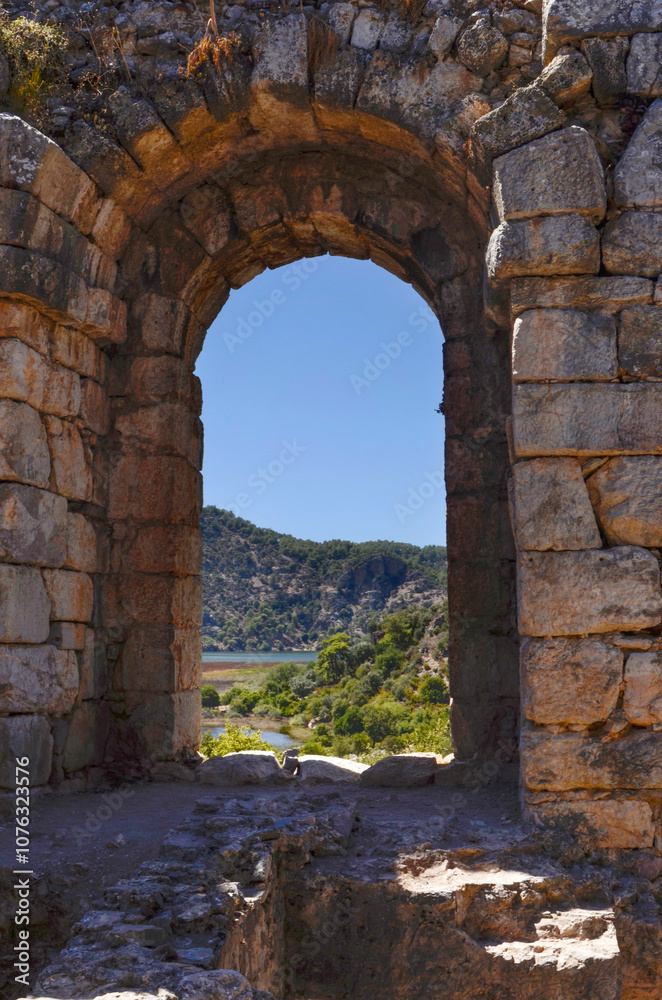 The Roman Bath House at Caunos, southern Turkey, which dates back to 9th Century BC. The Roman Bath House at Caunos, southern Turkey, which dates back to 9th Century BC.