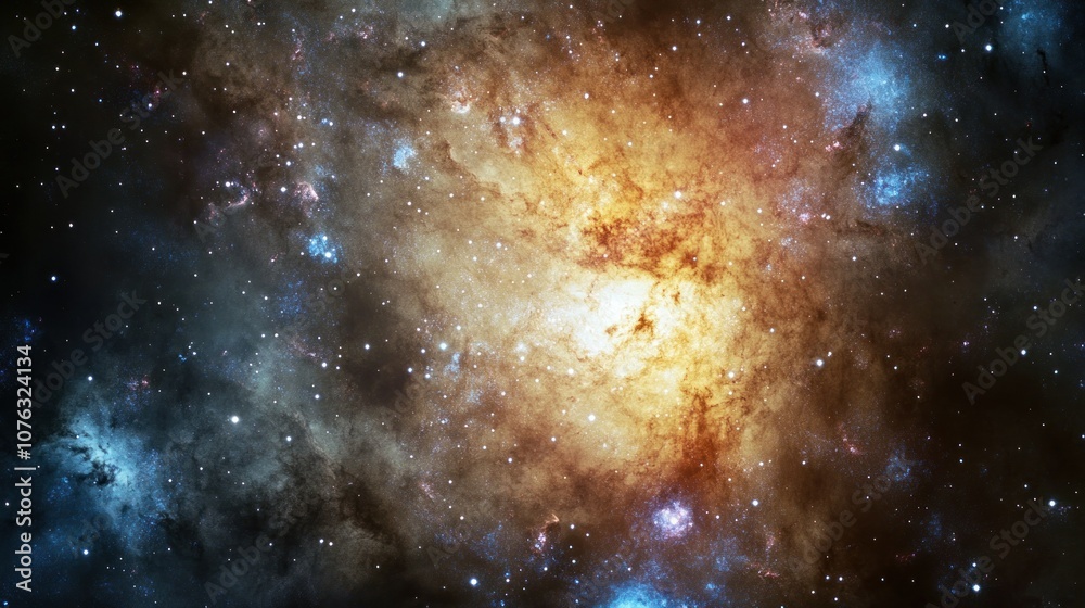 Naklejka premium Cosmic Nebula