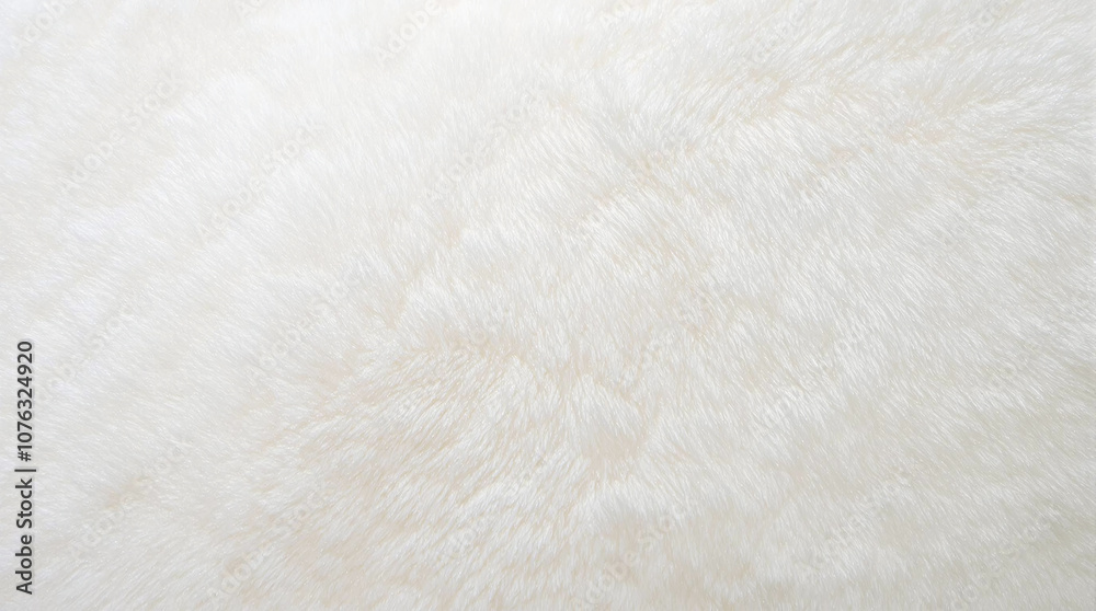 White Short Artificial Faux Fur Texture Background White Short Artificial Faux Fur Texture Background