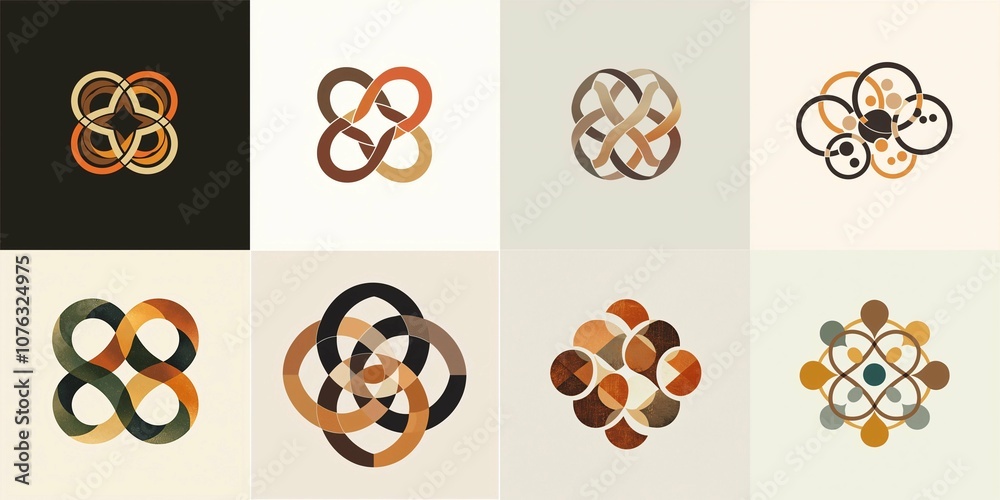 Abstract logo with interwoven circles in blue and green hues, representing unity and collaboration, set against a white backdrop. Abstract logo with interwoven circles in blue and green hues, representing unity and collaboration, set against a white backdrop.