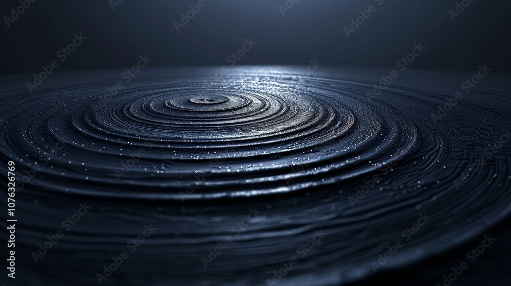 Fototapeta premium A modern abstract background with a curved design that resembles the rings of Saturn.