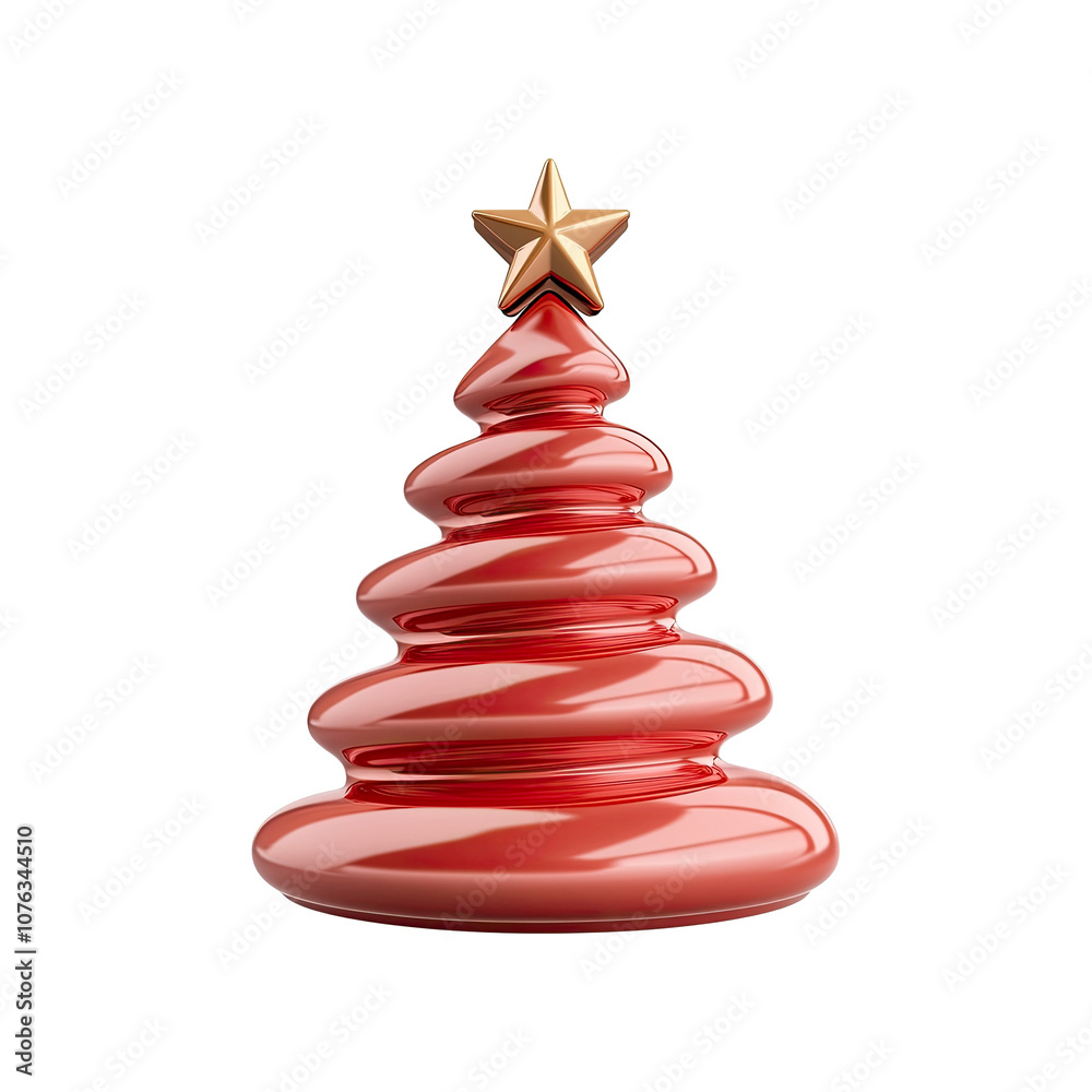 3d rendering christmas decorations on transparent background, ai 3d rendering christmas decorations on transparent background, ai