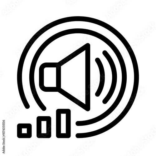 Icon Volume With Style Outline