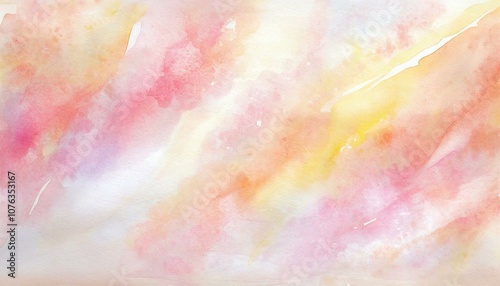 Abstract watercolor painting with a warm atmosphere photo