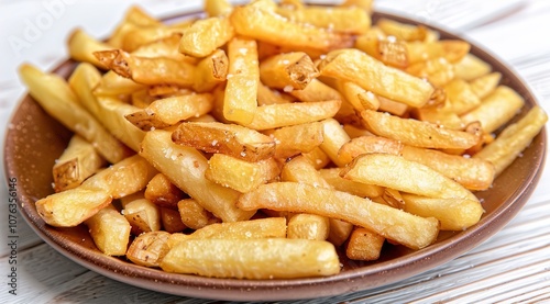 French fries plate