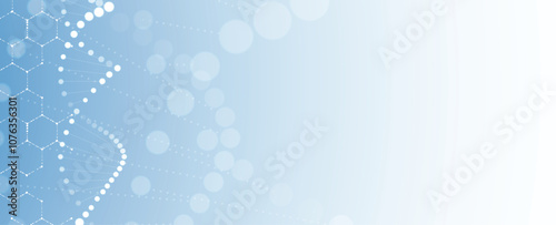 Abstract DNA molecule  technology