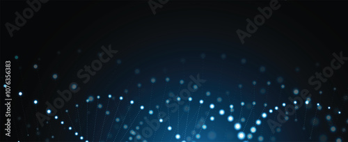 Abstract DNA molecule  technology