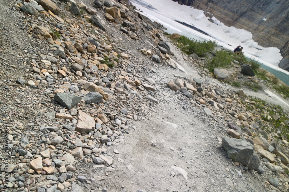 Grinnell Glacier at Glacier national park, Montana, USA. Grinnell Glacier at Glacier national park, Montana, USA.