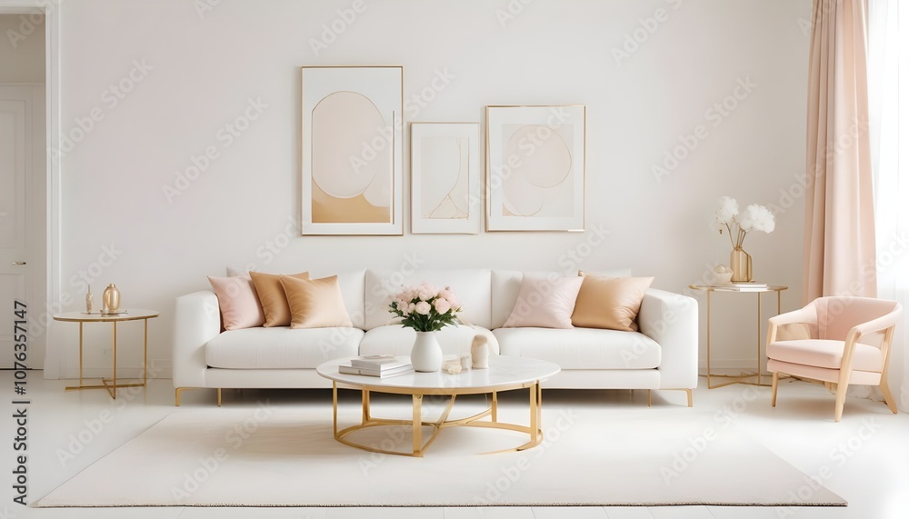 Photo interior modern design room 3d illustration Photo interior modern design room 3d illustration