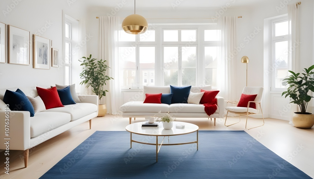 Photo interior modern design room 3d illustration Photo interior modern design room 3d illustration