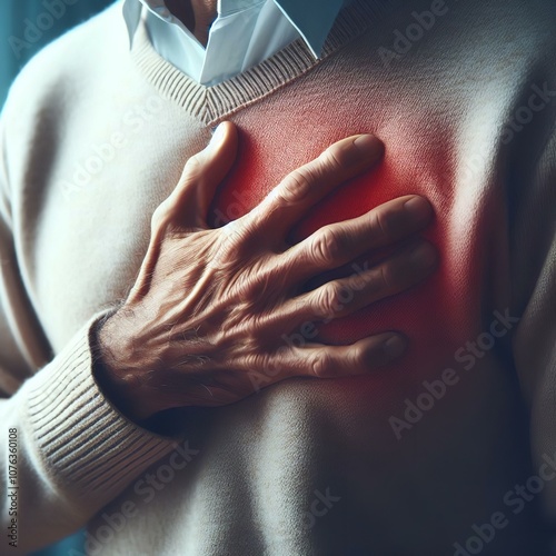 Man Experiencing Chest Pain | Heart Attack Symptoms | Signs of a Heart Attack | Heart Disease Warning Signs
