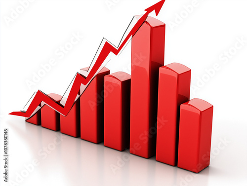 business graph with red arrow Free Download business graph with red arrow - GFXLoad