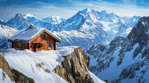 Cabin in the Swiss Alps