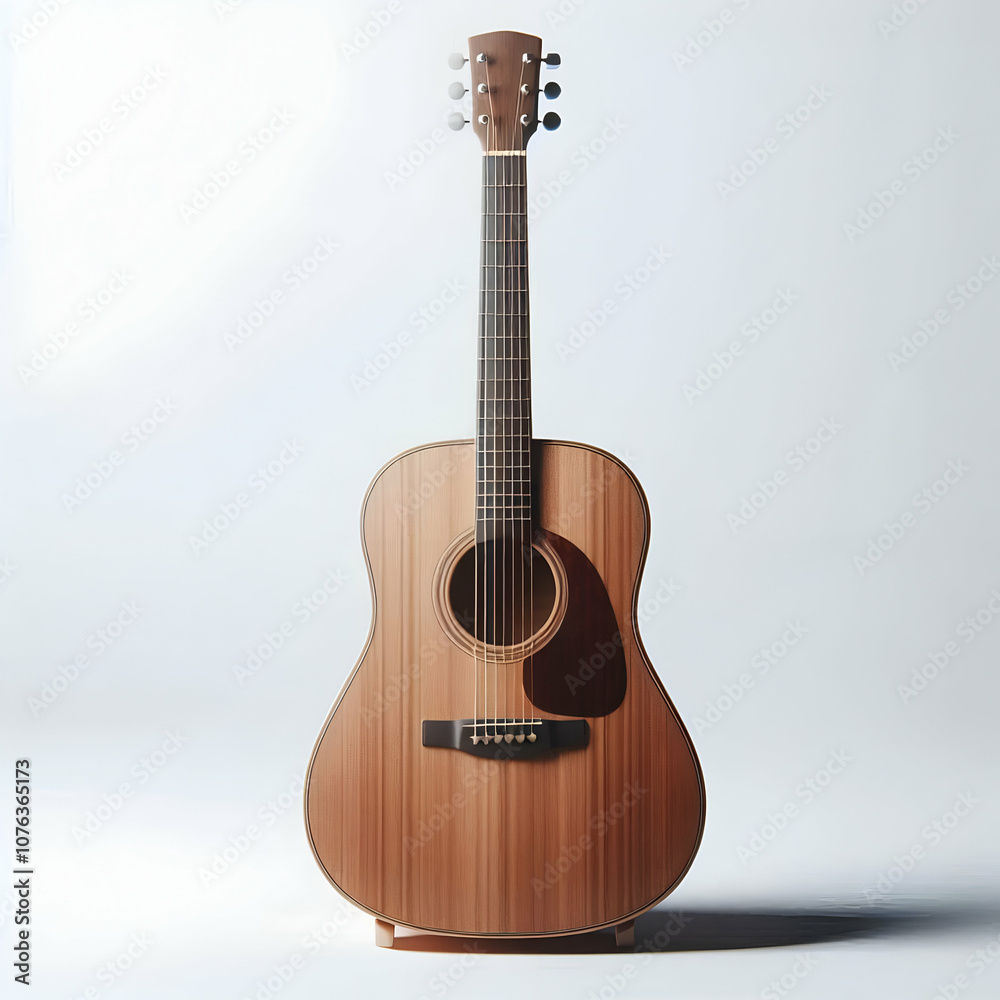 Obraz premium Classical acoustic guitar generated ai.
