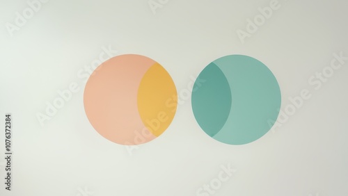 A series of soft pastel circles arranged in a modern pattern, perfect for artistic and design projects, creating a calming visual impact