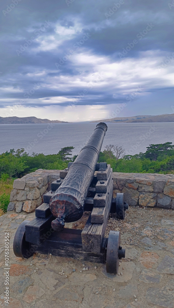 cannon in a fortress