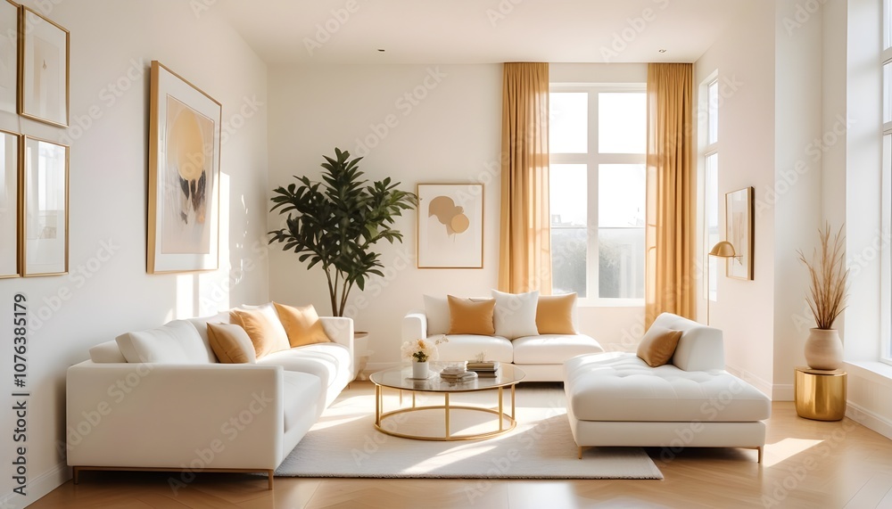 Photo interior modern design room 3d illustration Photo interior modern design room 3d illustration