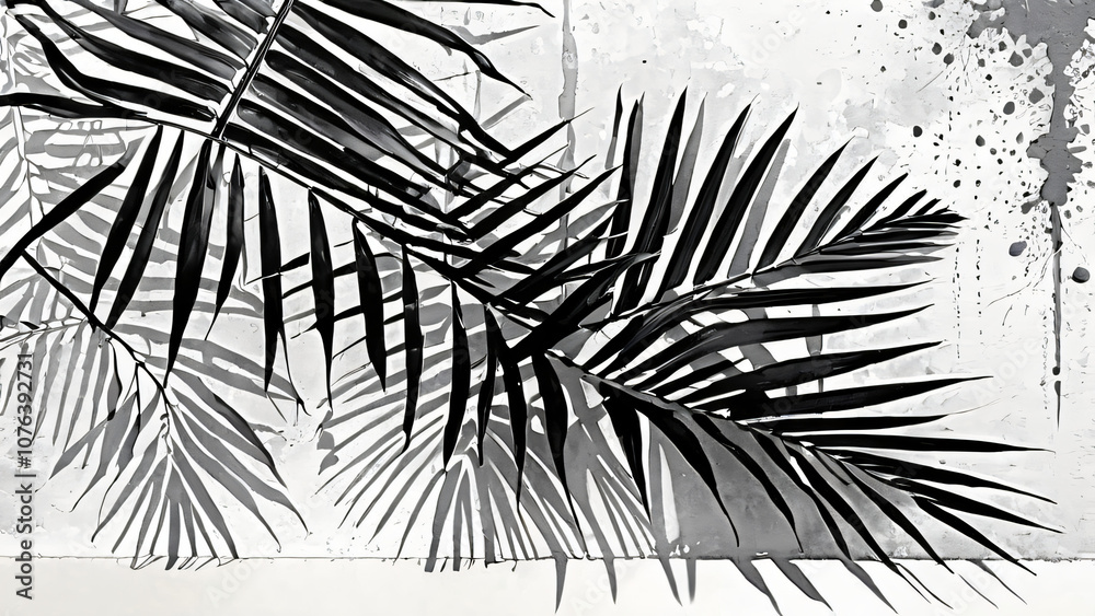 Fototapeta premium palm tree branches