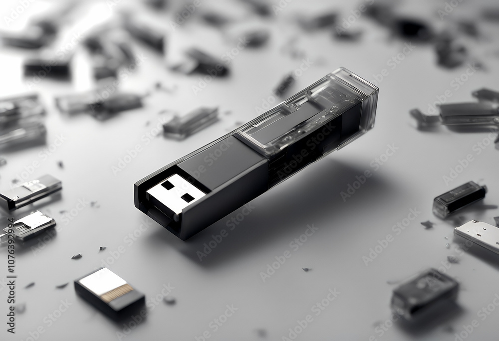 ai computer hardware usb drive flash plug memory olated digital background technology transparent connect drives device ai computer hardware usb drive flash plug memory olated digital background technology transparent connect drives device
