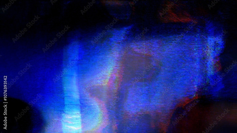 Abstract Light Patterns in Vibrant Blue With Subtle Red and Purple Tones with a Digital Texture Abstract Light Patterns in Vibrant Blue With Subtle Red and Purple Tones with a Digital Texture