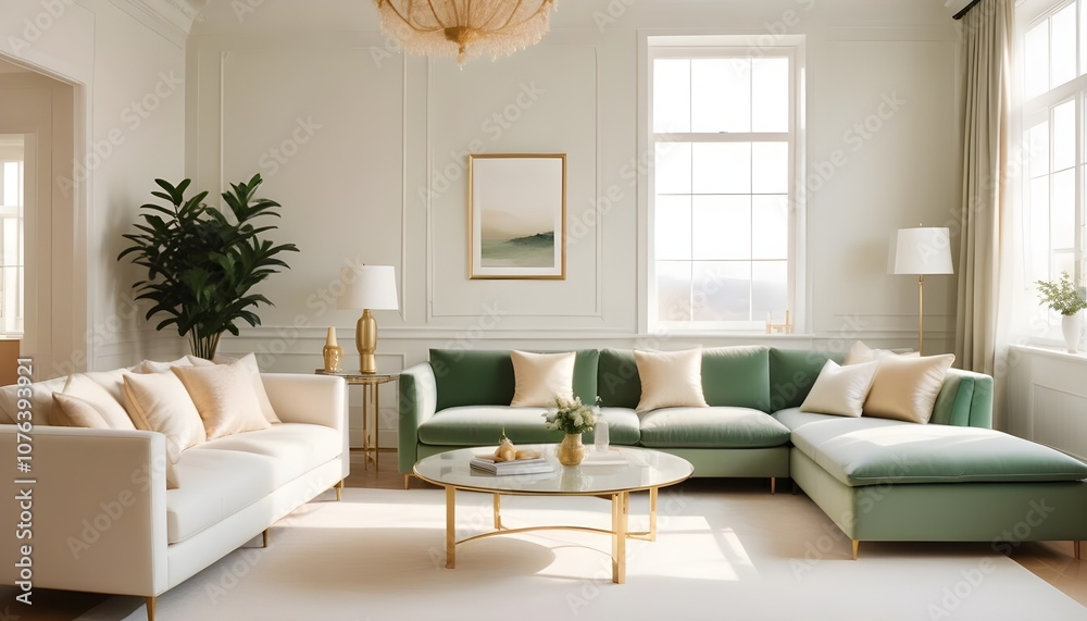 Photo interior modern design room 3d illustration Photo interior modern design room 3d illustration