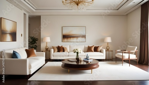 Wallpaper Mural Photo interior modern design room 3d illustration Torontodigital.ca