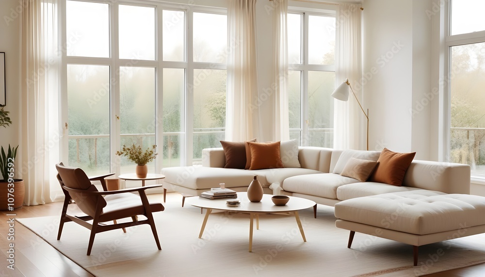 Photo interior modern design room 3d illustration Photo interior modern design room 3d illustration
