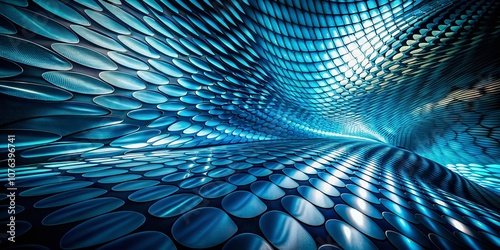 Wallpaper Mural Captivating Blue and Black Abstract Background with Dynamic Patterns for Creative Projects and Visual Media Torontodigital.ca