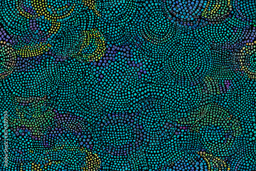 seamless pattern of green and blue