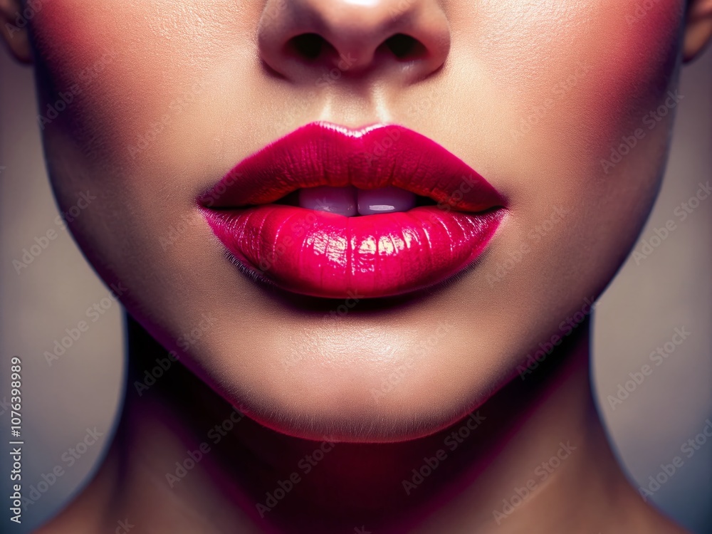 Captivating Close-Up of Luscious Lips with a Soft Focus and Artistic Touch, Ideal for Beauty and Cosmetic Themes, Perfect for Marketing and Advertising Use Captivating Close-Up of Luscious Lips with a Soft Focus and Artistic Touch, Ideal for Beauty and Cosmetic Themes, Perfect for Marketing and Advertising Use
