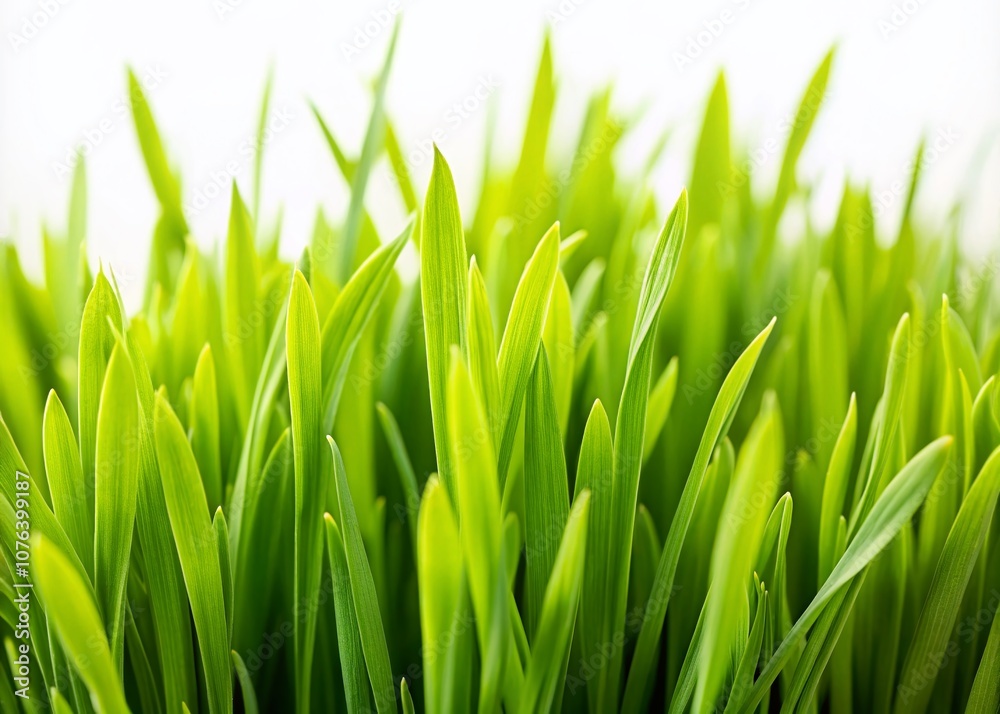Captivating Close-Up of Lush Green Grass Isolated on White Background, Showcasing Nature's Texture and Vibrancy in Low Light Photography Captivating Close-Up of Lush Green Grass Isolated on White Background, Showcasing Nature's Texture and Vibrancy in Low Light Photography