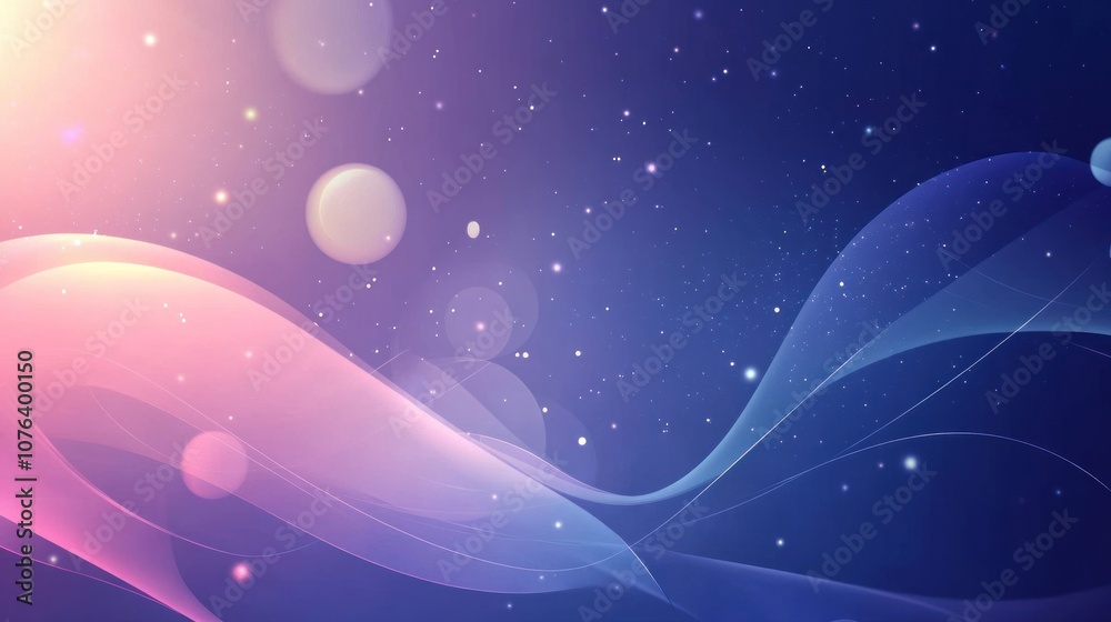 Abstract Purple and Pink Background with White Glowing Lights Abstract Purple and Pink Background with White Glowing Lights