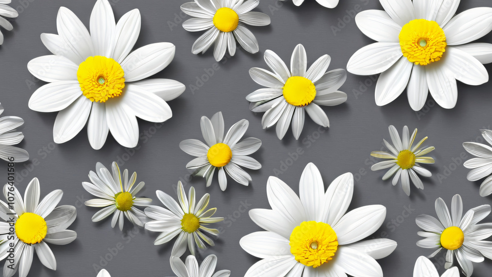 daisies on black background daisies on black background
